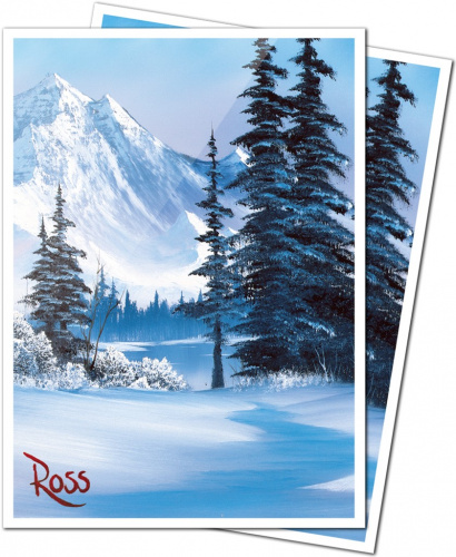 Ultra Pro: Apex Deck Protector Sleeves - Bob Ross - Winter Paradise